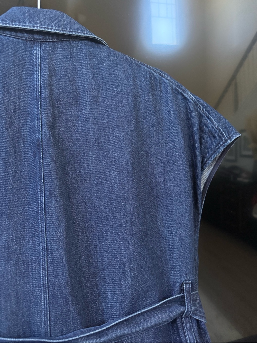 COS Denim Minimalist Belted Dress - Picture 11 of 11